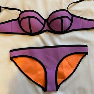 TRIANGL COLOR BLOCK BIKINI!